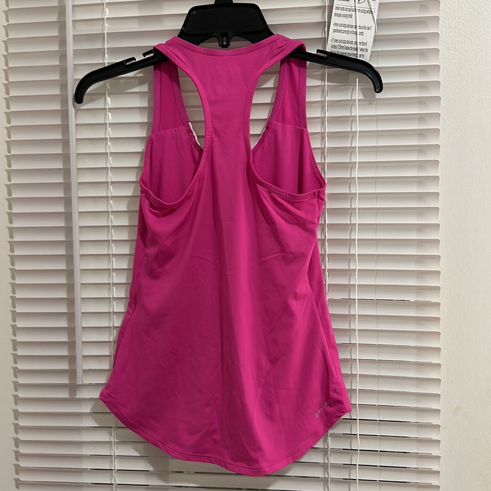 Nike Fuchsia Racerback Tank Top - Picture 3 of 3
